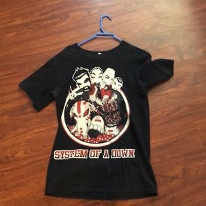 SOAD shirt.